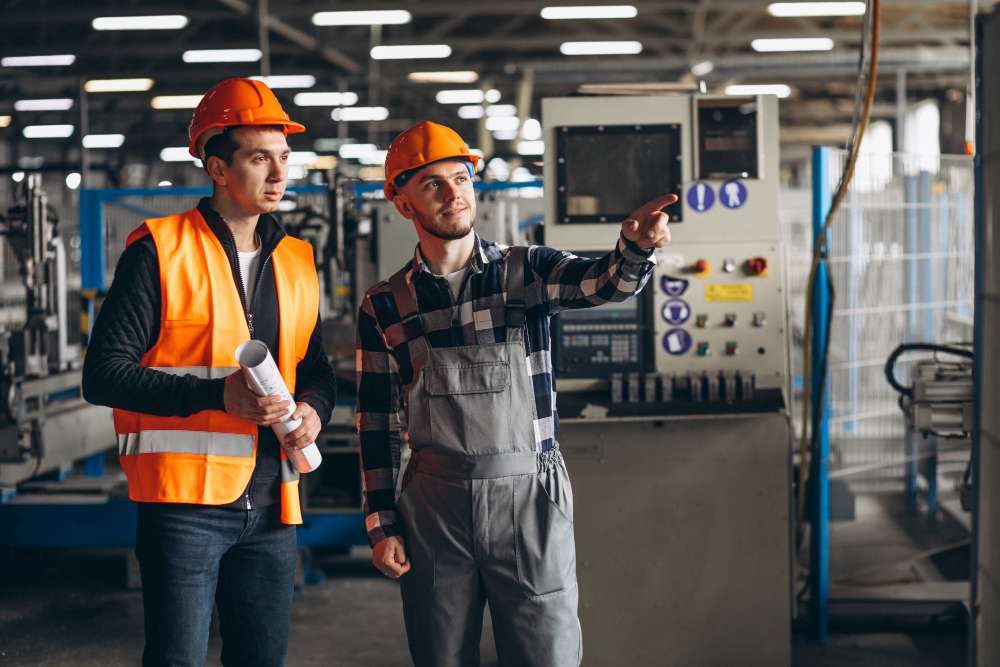 two-colleagues-factory